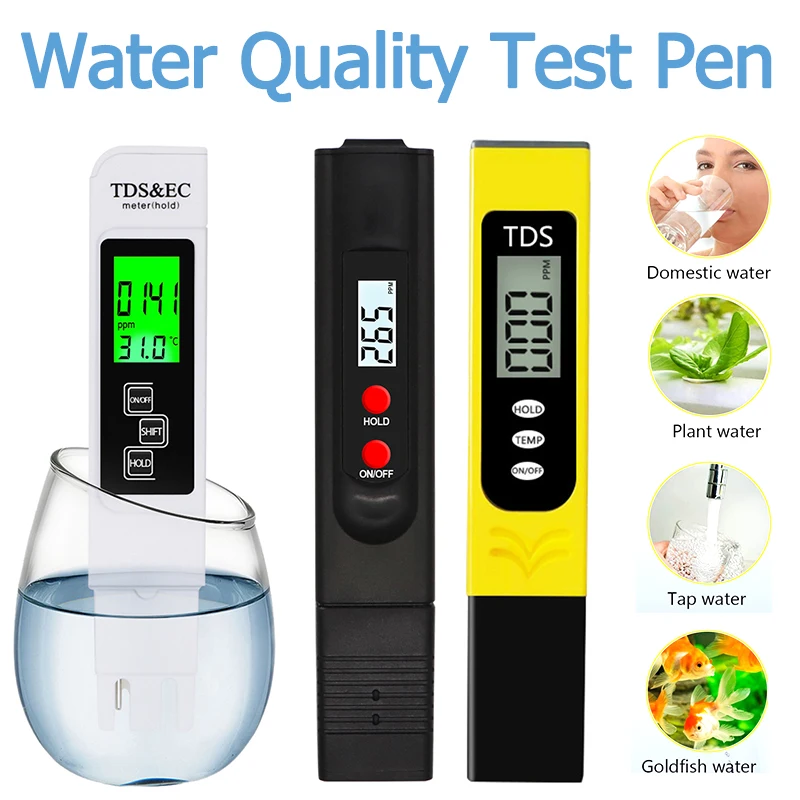 Marine Aquarium Water Analyzer - TDS Pen High Precision Water Hardness