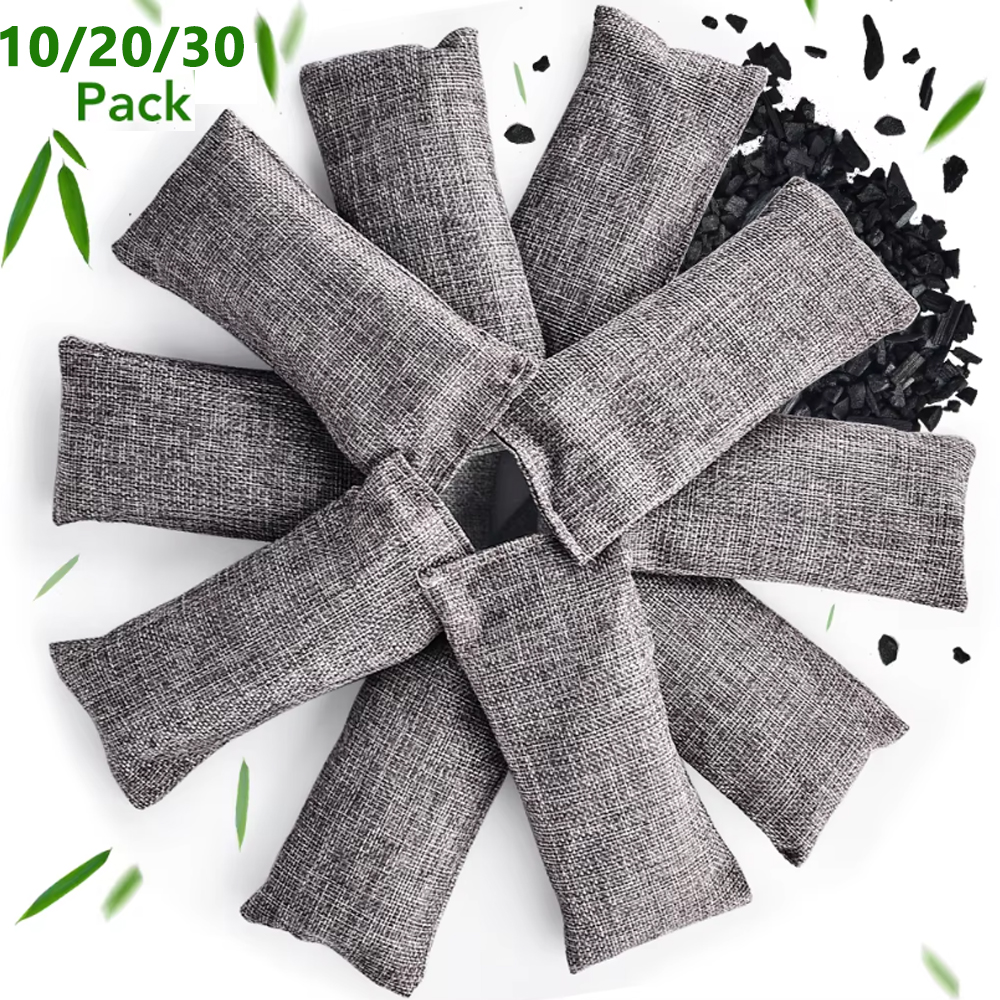 Activated Carbon Bag - 10/20/30pcs Natural Bamboo Charcoal Bags Air