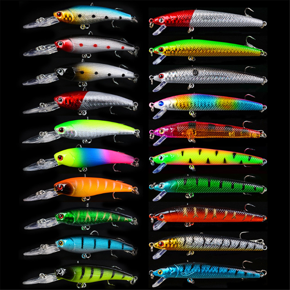 20pcs/lot Minnow Fishing Lures – обзор и цена Marine Salt Mix
