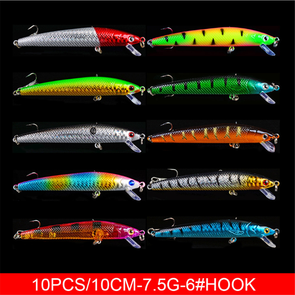 20pcs/lot Minnow Fishing Lures – обзор и цена Marine Salt Mix