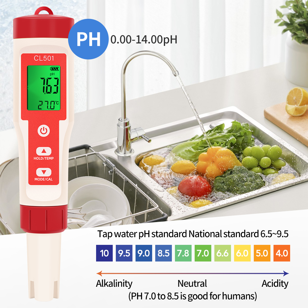 PH/CL2/H2/ORP/Temperature Mete – обзор и цена Marine Aquarium Water Analyzer