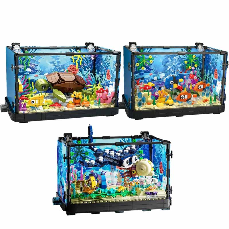 Fish Tank Building Block Set w – обзор и цена Aquarium Marine