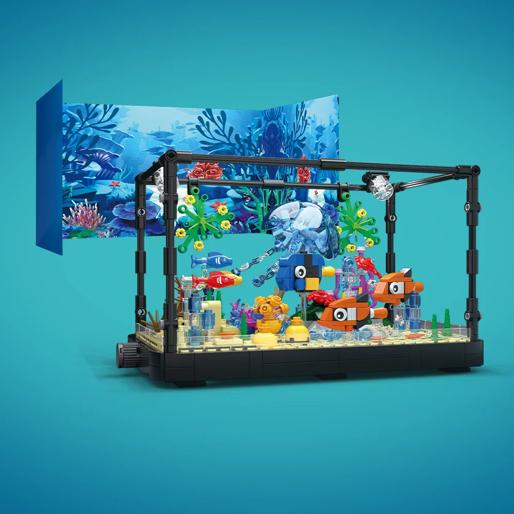 Fish Tank Building Block Set w – обзор и цена Aquarium Marine
