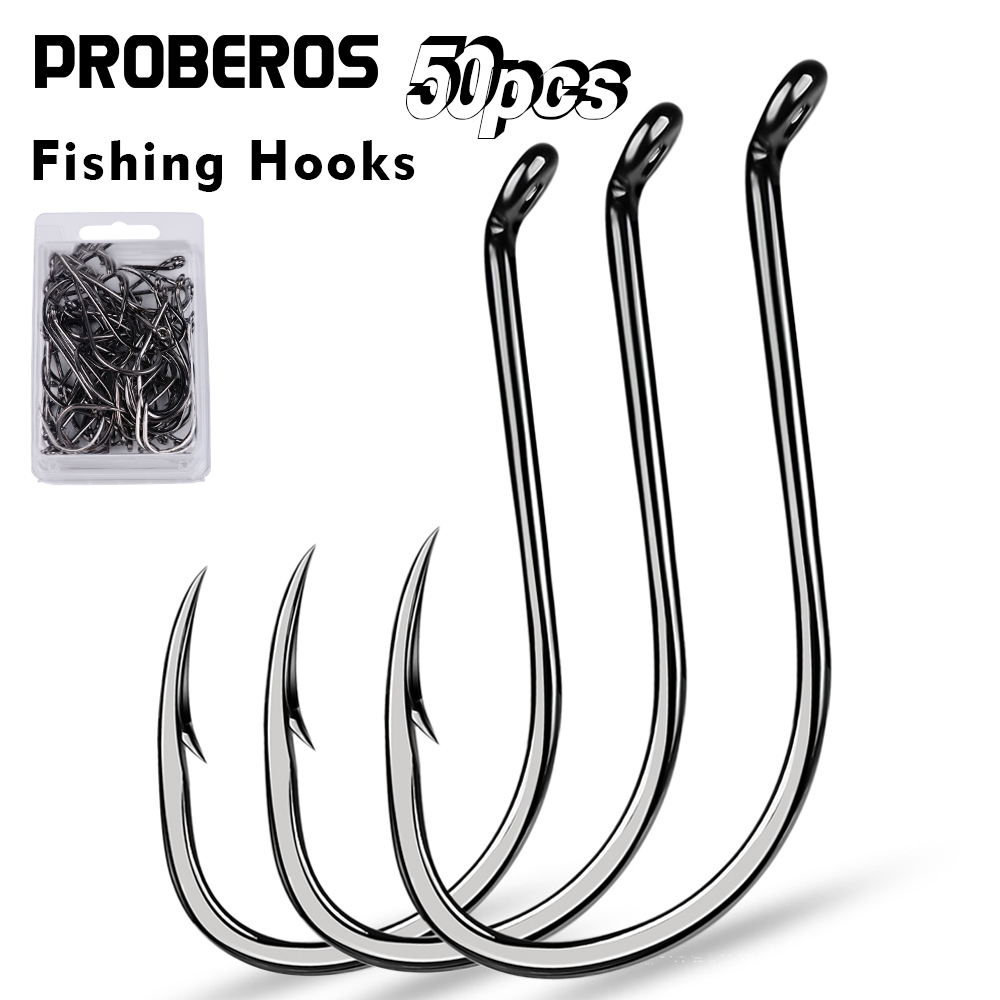 PROBEROS 50pcs barbed fishing  – обзор и цена Marine Salt Mix