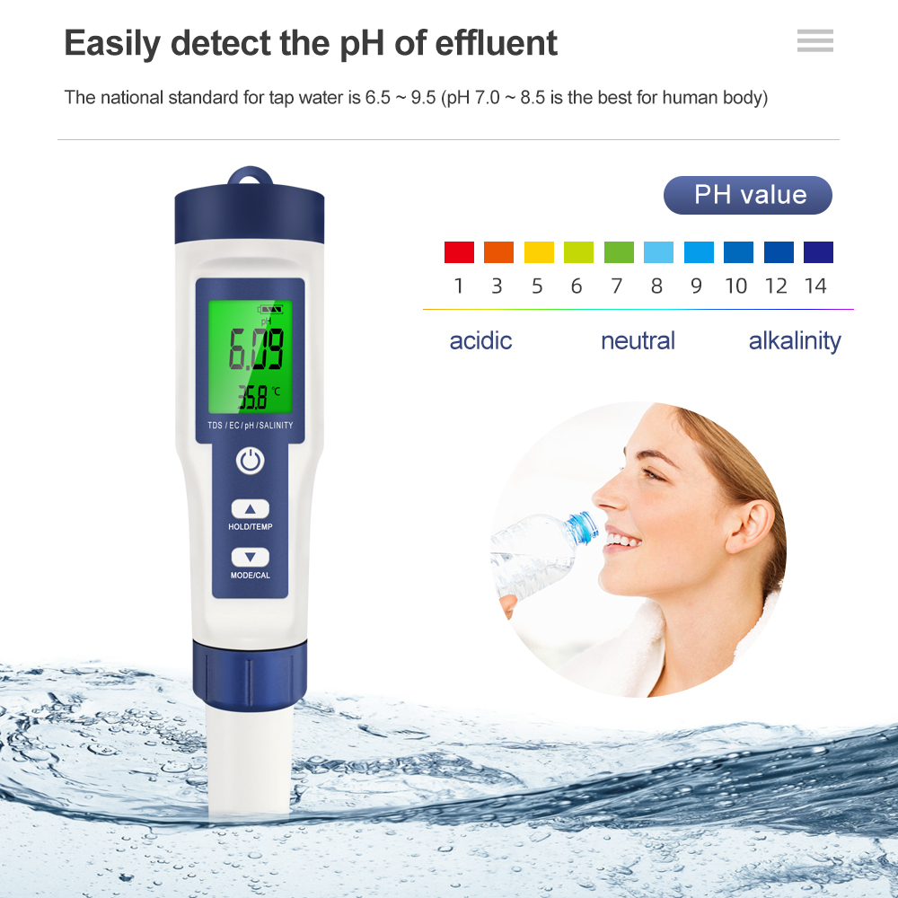 Professional Water Quality Tes – обзор и цена Marine Aquarium Water Analyzer