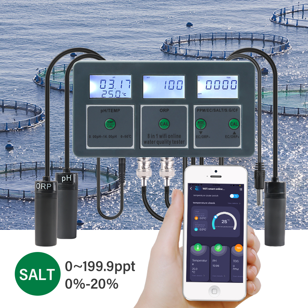 Yieryi WiFi Tuya Smart PH ORP  – обзор и цена Marine Aquarium Water Analyzer
