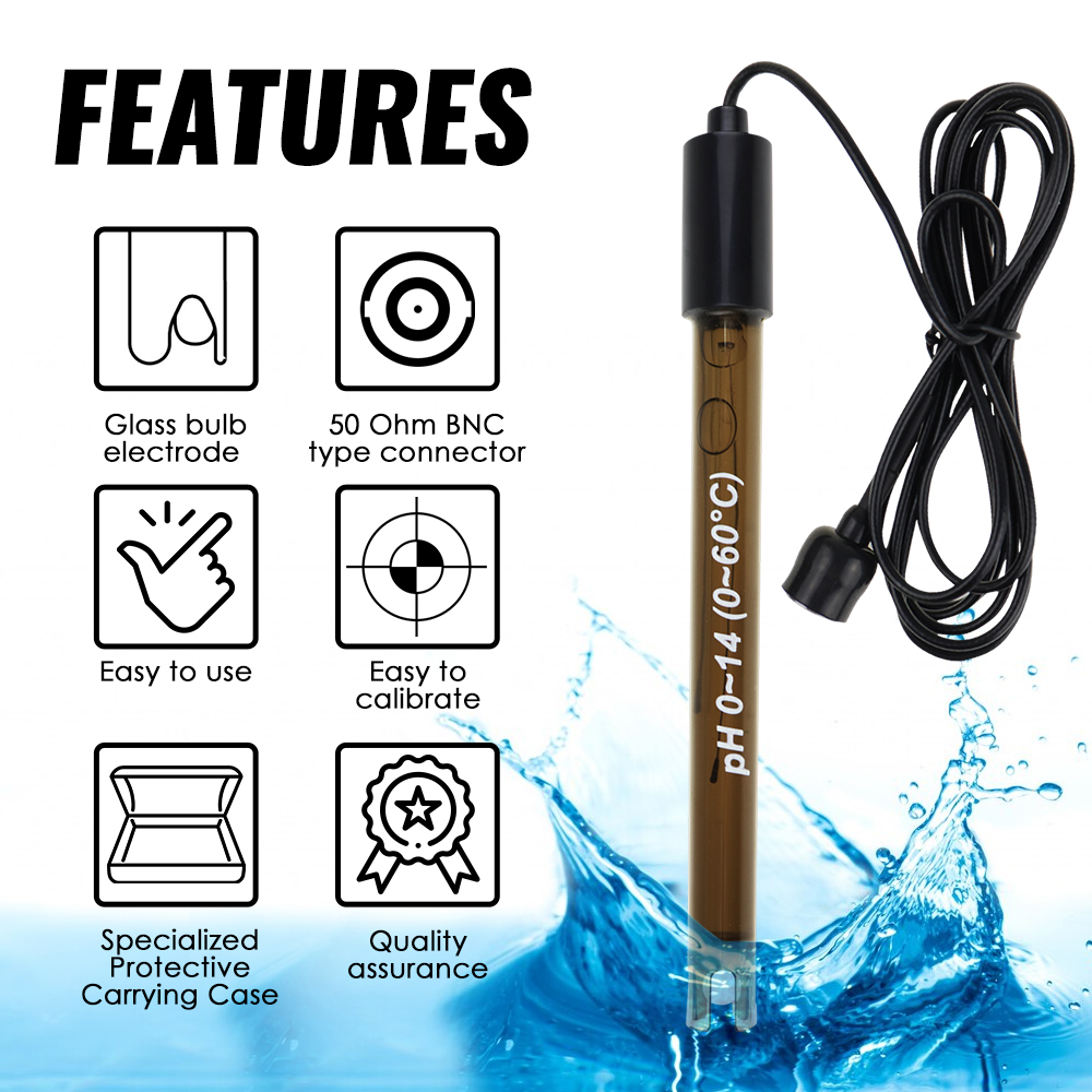 Ph Meter Ph Sonde Pool BNC Typ – обзор и цена Marine Aquarium Water Analyzer